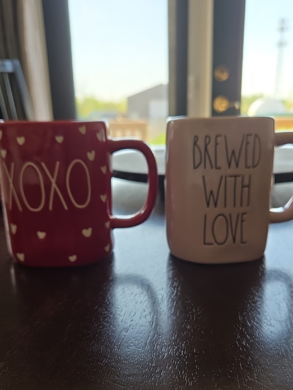 Rae DUNN  'Brewed With Love' And XOXO Mug